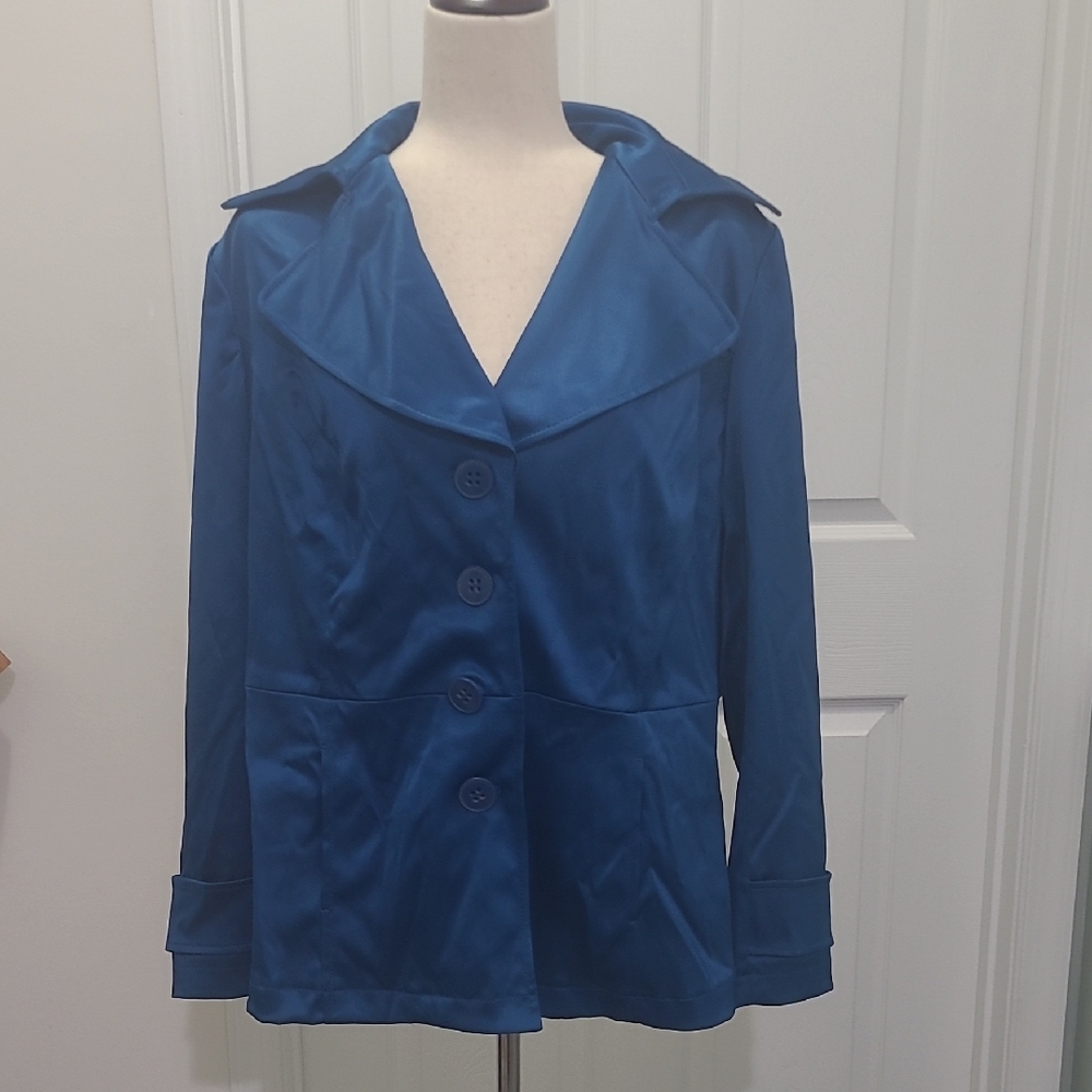 Lane Bryant Elegant Blue Women's Jacket